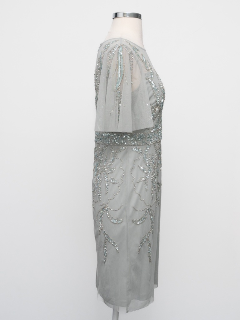 Adrianna Papell - Papell Studio Beaded Cocktail Dress - Picture 5 of 13